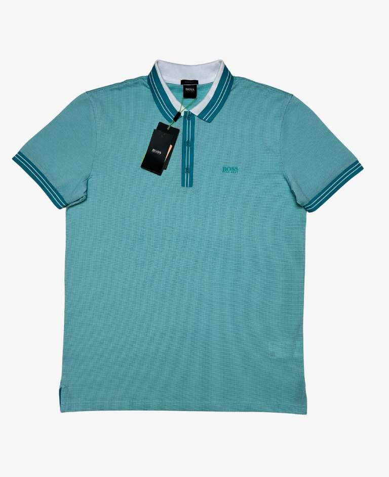 POLO HUGO  BOSS REGULAR FIT AZUL