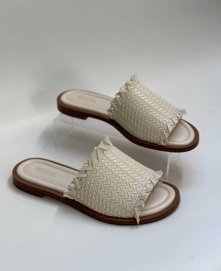 SANDALIA PLANA DEE FLAT MICHAEL KORS CREAM