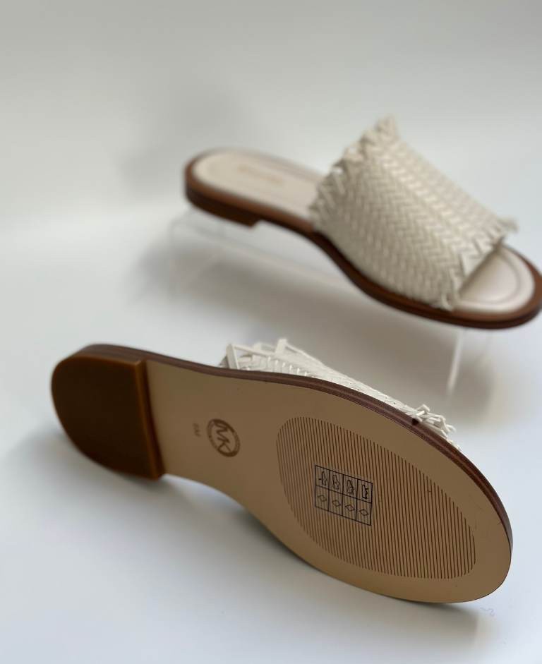 SANDALIA PLANA DEE FLAT MICHAEL KORS CREAM