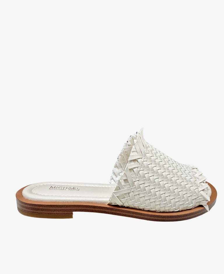 SANDALIA PLANA DEE FLAT MICHAEL KORS CREAM