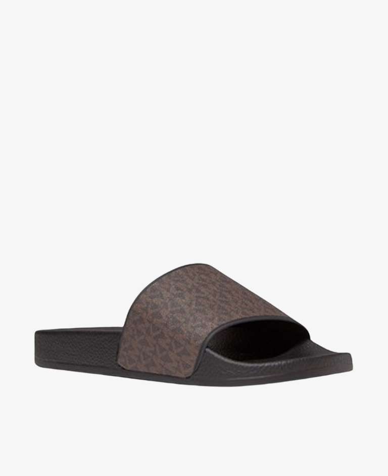 CHANCLAS MICHAEL KORS MARRON HOMBRE