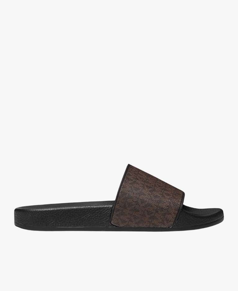 CHANCLAS MICHAEL KORS MARRON HOMBRE
