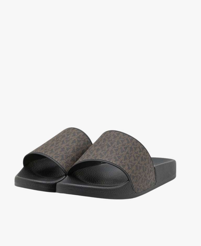 CHANCLAS MICHAEL KORS MARRON HOMBRE