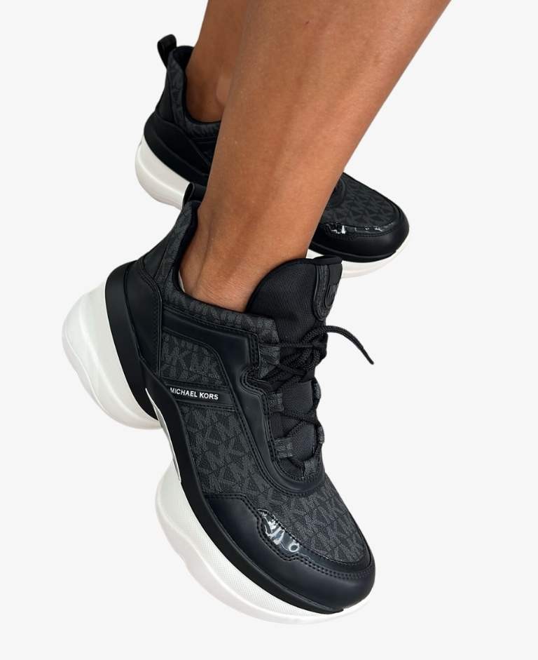 Zapatilla Olympia Michael Kors Extreme de piel con logotipo