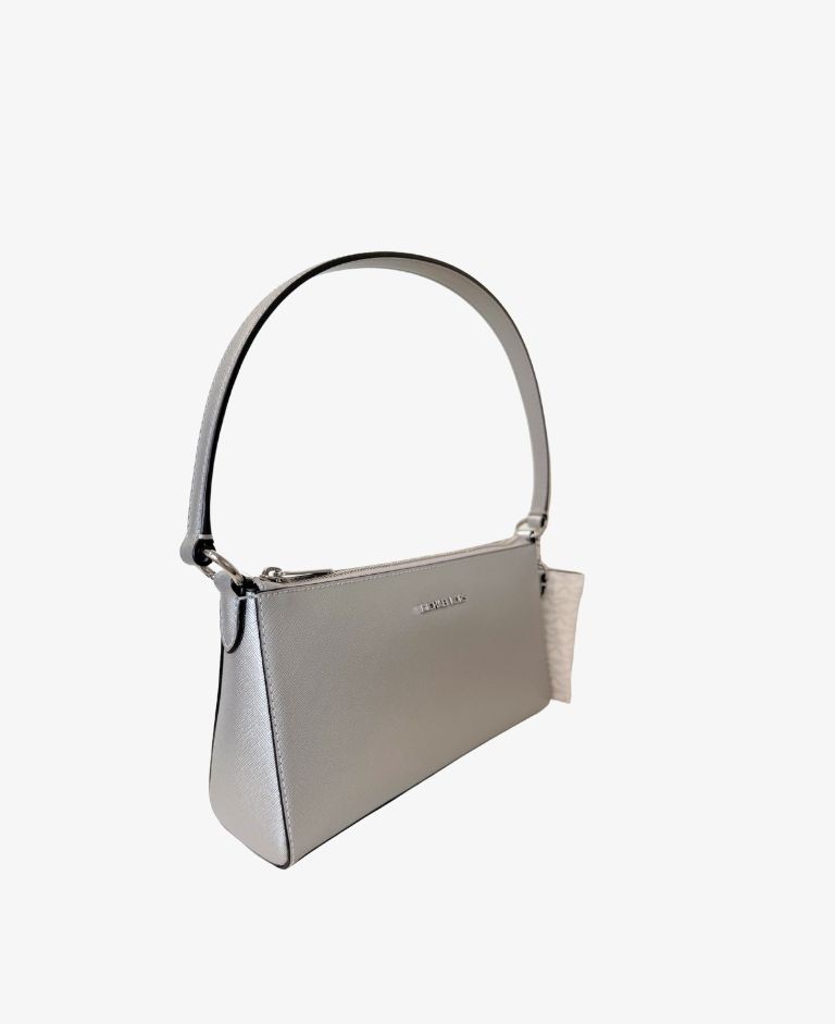 BOLSO MICHAEL KORS POUCHETT VINCENT PLATEADO