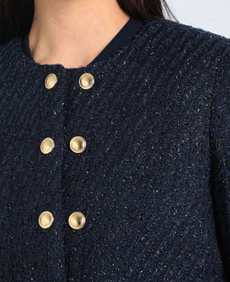 CHAQUETA CORTE CHANEL MICHAEL KORS AZUL MARINO 2