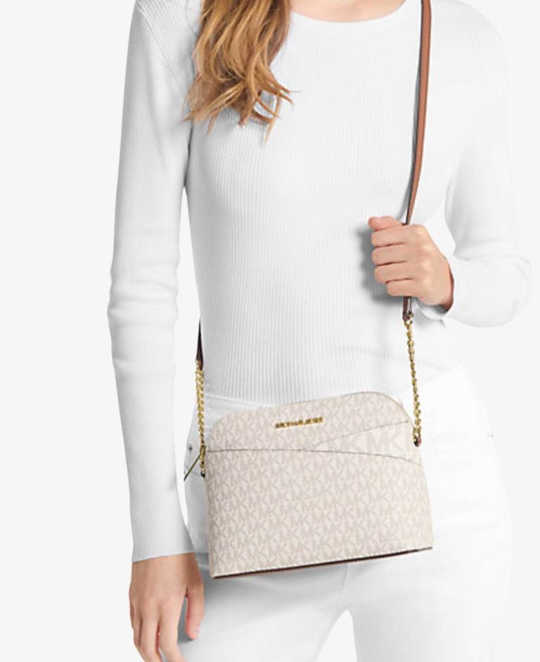 BOLSO/BANDOLERA MICHAEL KORS Jet Set Medium Dome Crossbody Signature