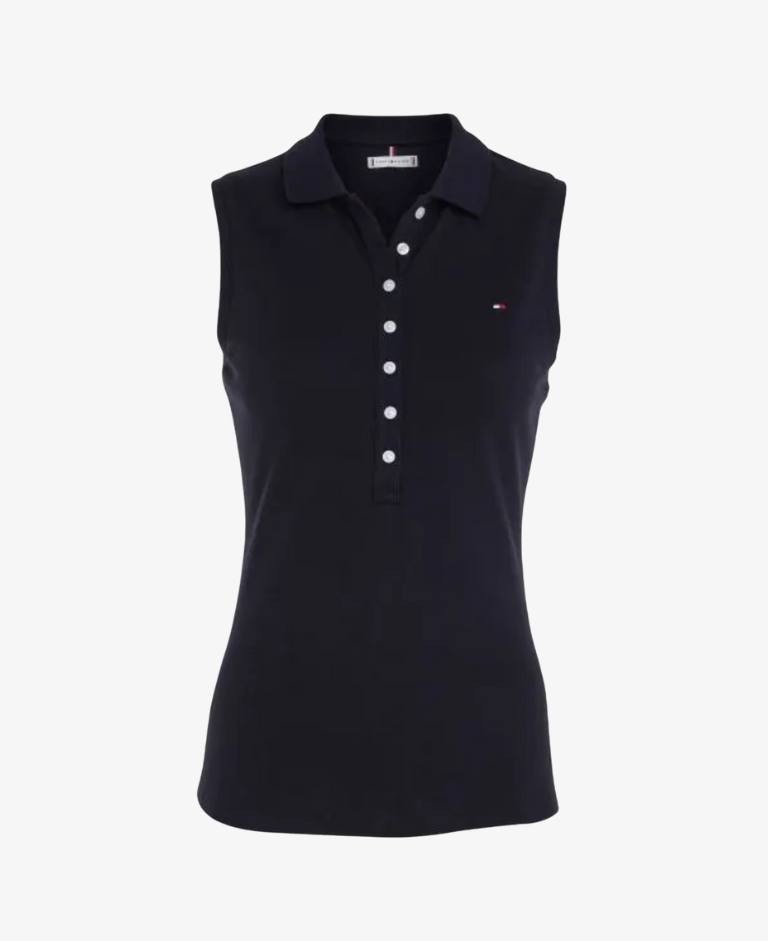 POLO TOMMY HILFIGER MUJER  AZUL MARINO