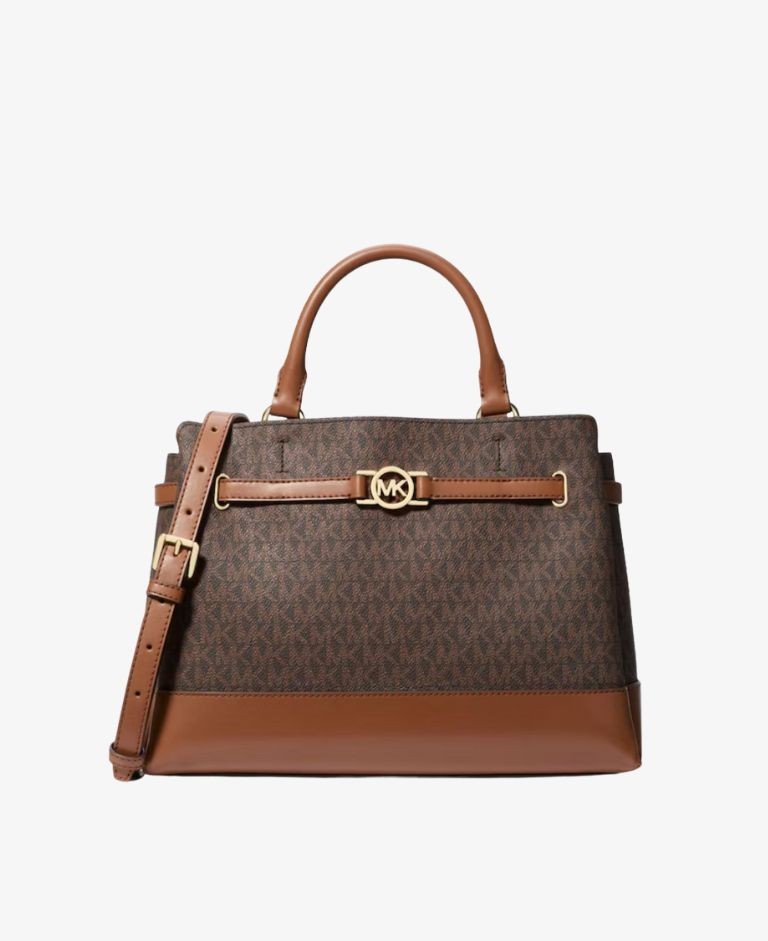 BOLSO REED LARGE LOGO MICHAEL KORS MARRON 35S3G6RSB