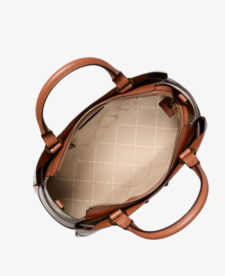 BOLSO REED LARGE LOGO MICHAEL KORS MARRON...