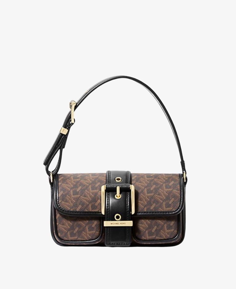 BOLSO  Michael Kors Marron pequeño xs Colby Logo