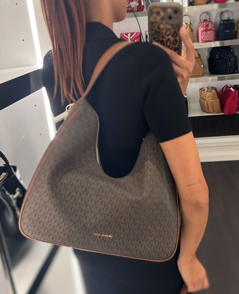 BOLSO MICHAEL KORS NAYLA MARRON