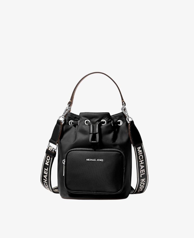 BOLSO MICHAEL KORS KHAI PEQUEÑO NAILON NEGRO
