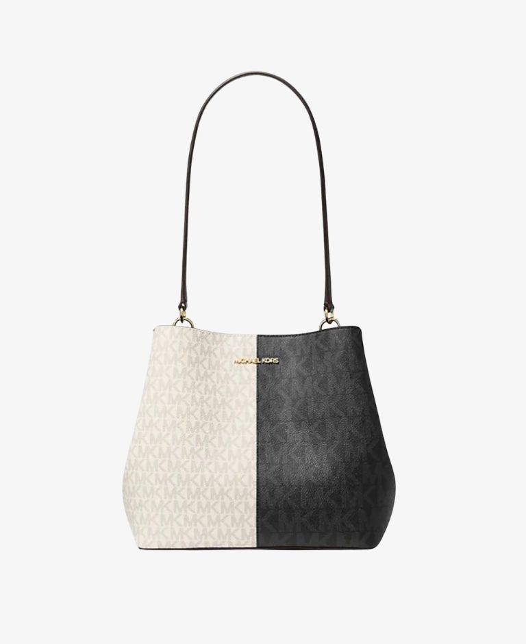 BOLSO MICHAEL KORS PRATT MM TWO TONE BLACK