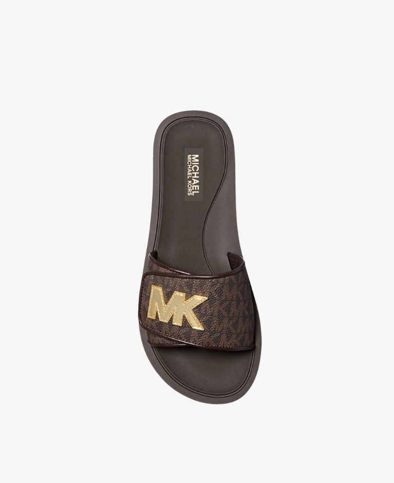 copy of CHANCLAS TIPO PALA MICHAEL KORS PALMER SIDE VAINILLA 2