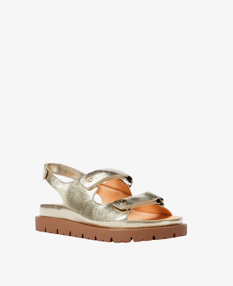SANDALIA MICHAEL KORS DORADA