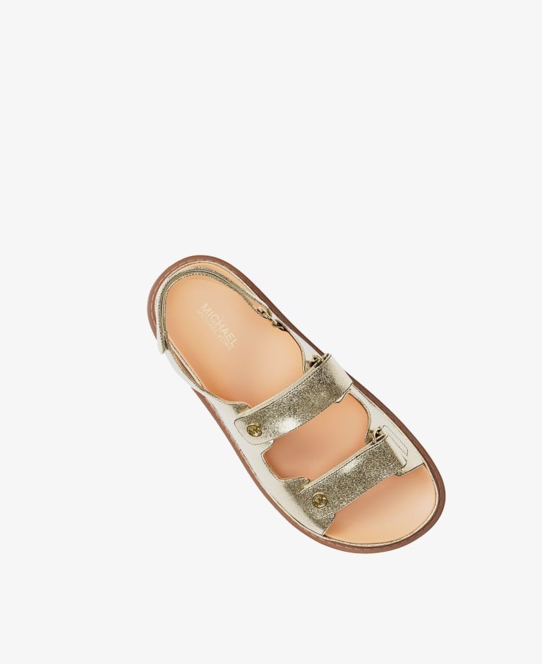 SANDALIA MICHAEL KORS DORADA 2