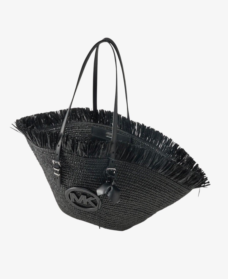 BOLSO ISA MICHAEL KORS LG FAN TOTE Negro