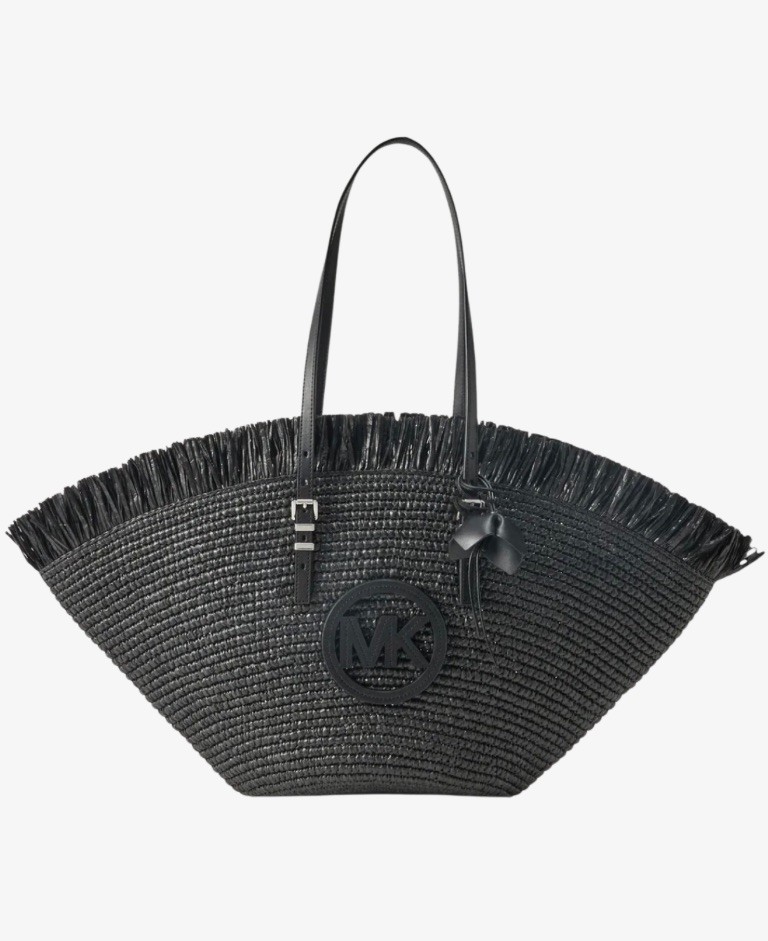 BOLSO ISA MICHAEL KORS LG FAN TOTE Negro