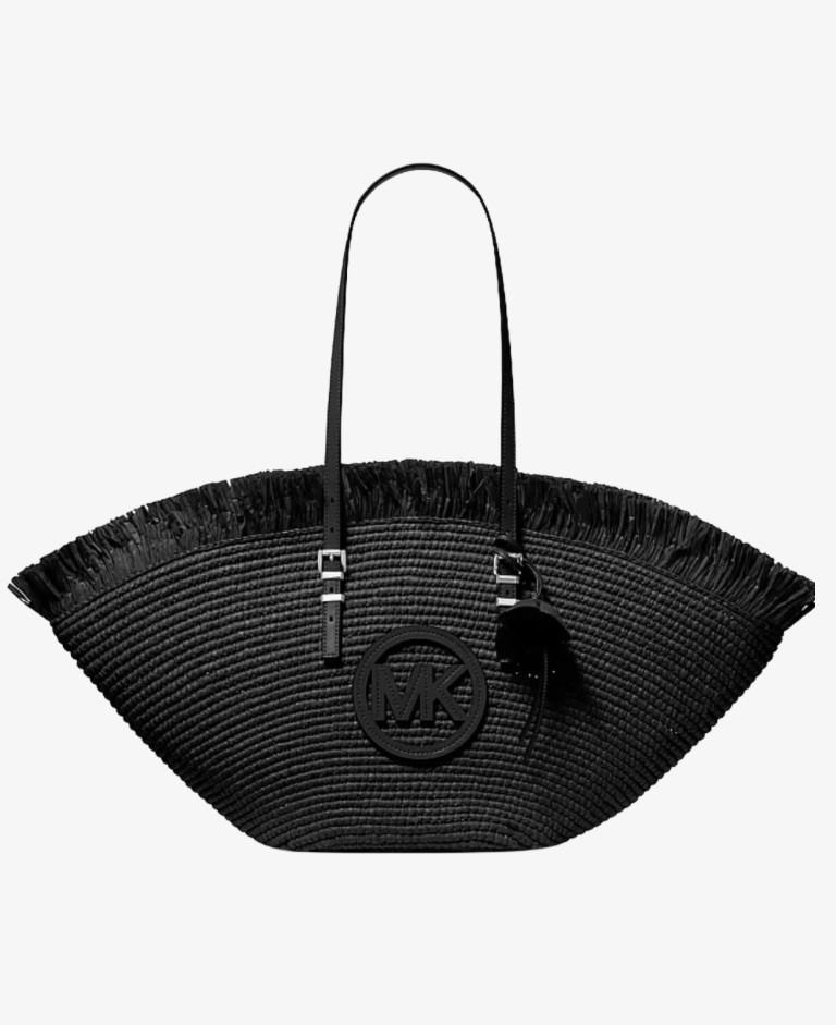 BOLSO ISA MICHAEL KORS LG FAN TOTE Negro
