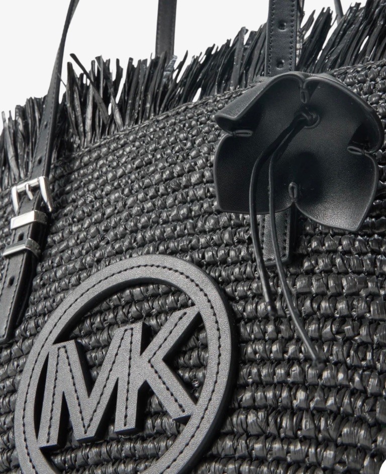 BOLSO ISA MICHAEL KORS LG FAN TOTE Negro