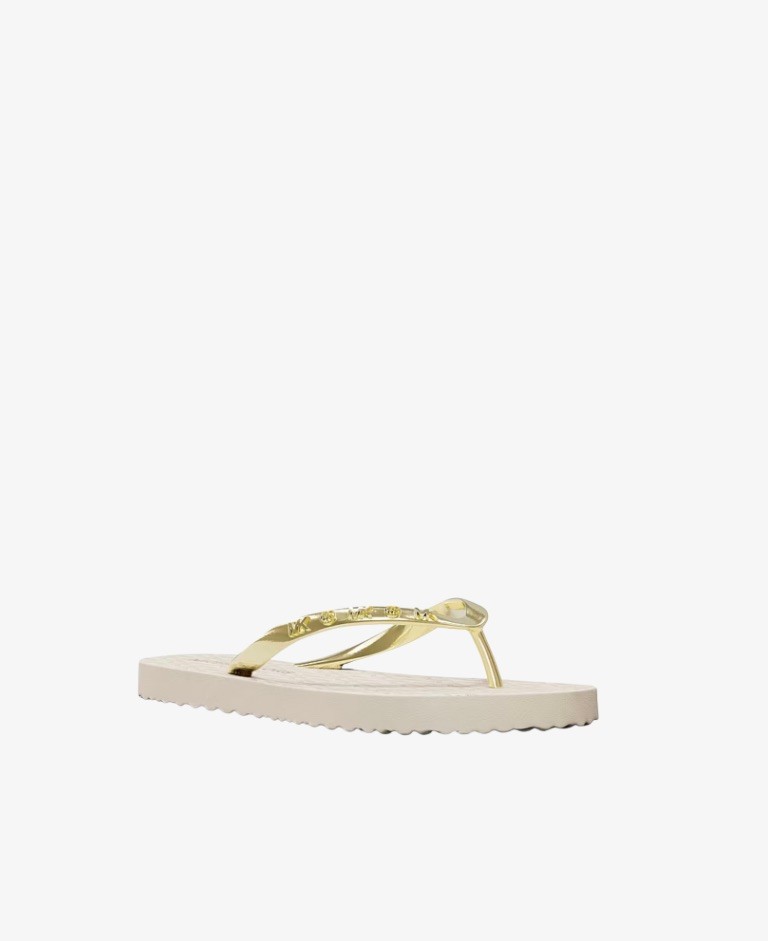 CHANCLAS MICHAEL KORS VAINILLA 2