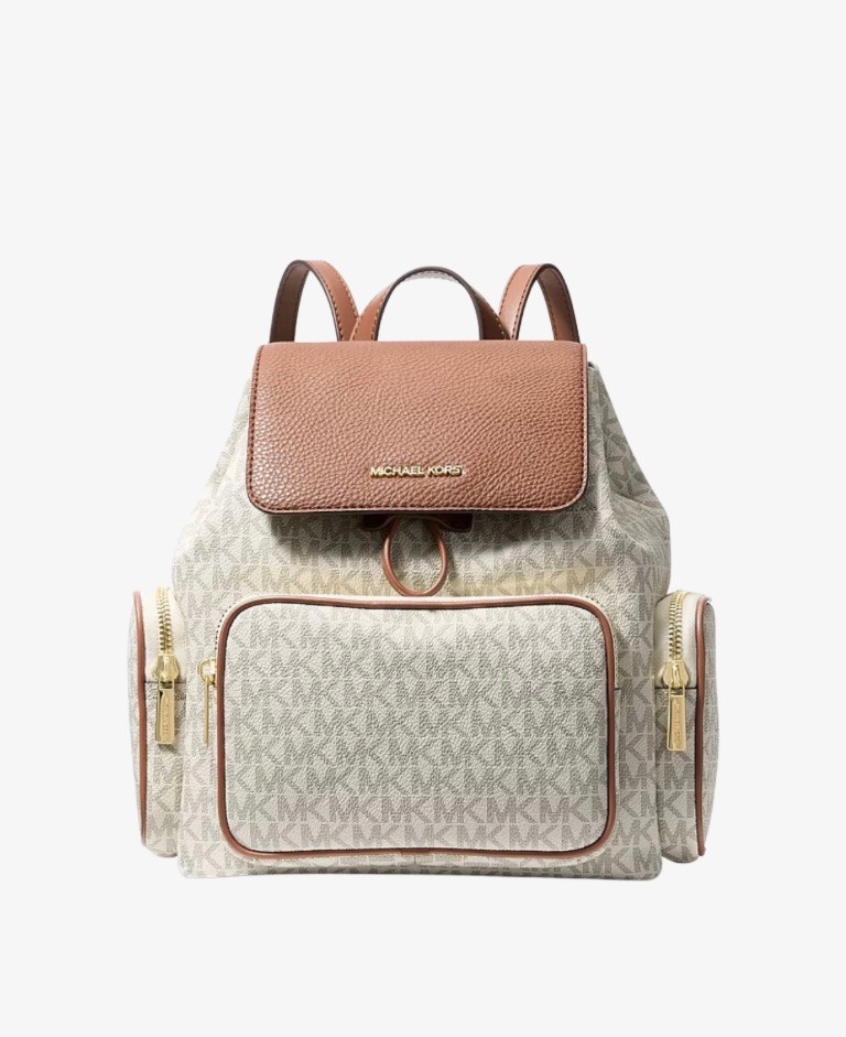 MOCHILA MICHAEL KORS CARGO MERRIT PEQUEÑA CON LOGOTIPO...