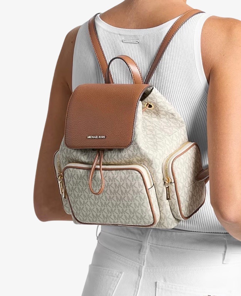 MOCHILA MICHAEL KORS CARGO MERRIT PEQUEÑA CON LOGOTIPO... 2