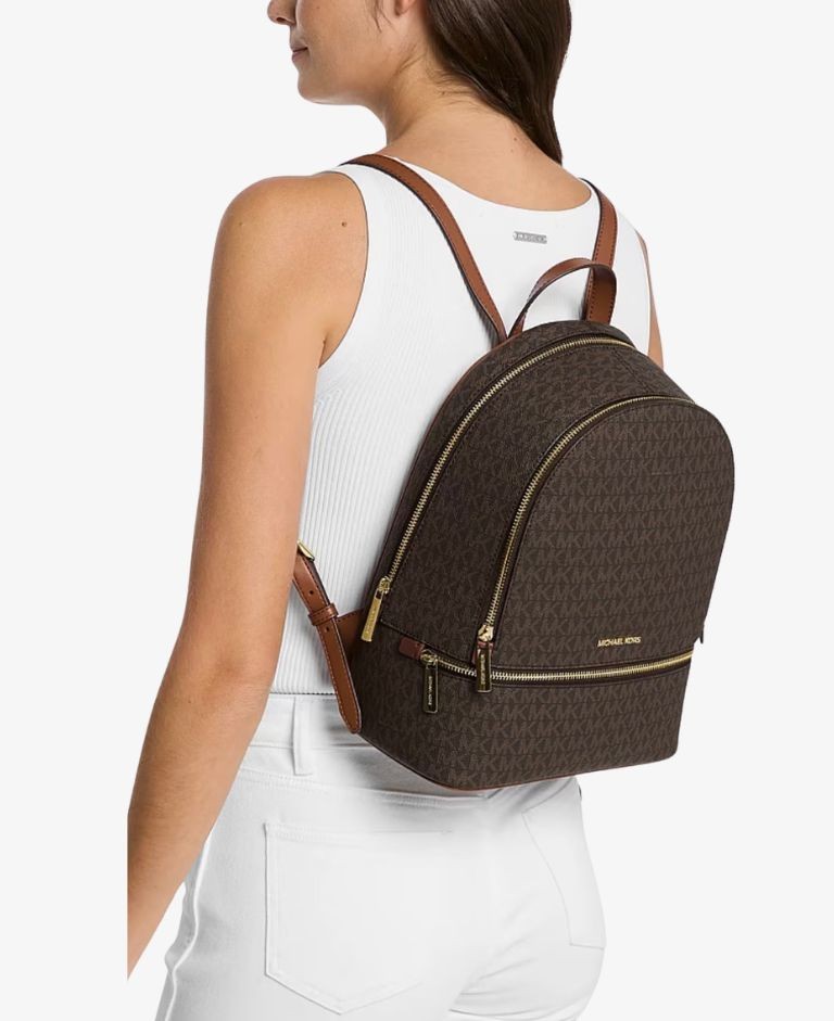 MOCHILA MICHAEL KORS MEDIANA MARRÓN 2