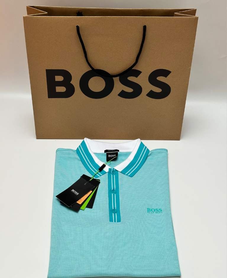 POLO HUGO  BOSS REGULAR FIT AZUL